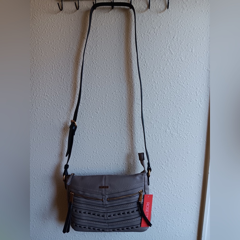 Rosetti Gray Crossbody Bag